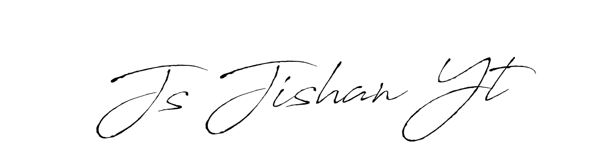Antro_Vectra is a professional signature style that is perfect for those who want to add a touch of class to their signature. It is also a great choice for those who want to make their signature more unique. Get Js Jishan Yt name to fancy signature for free. Js Jishan Yt signature style 6 images and pictures png
