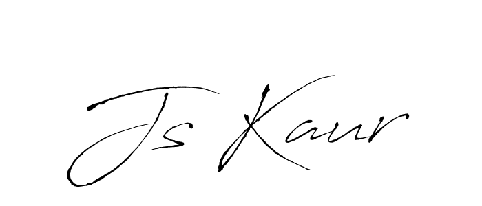 Create a beautiful signature design for name Js Kaur. With this signature (Antro_Vectra) fonts, you can make a handwritten signature for free. Js Kaur signature style 6 images and pictures png