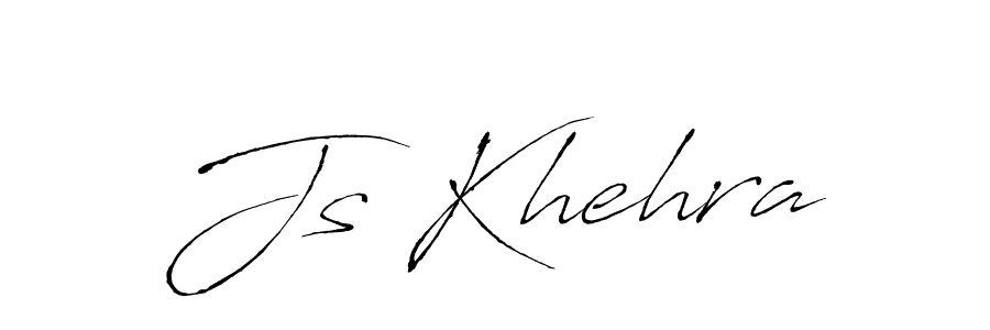 Js Khehra stylish signature style. Best Handwritten Sign (Antro_Vectra) for my name. Handwritten Signature Collection Ideas for my name Js Khehra. Js Khehra signature style 6 images and pictures png
