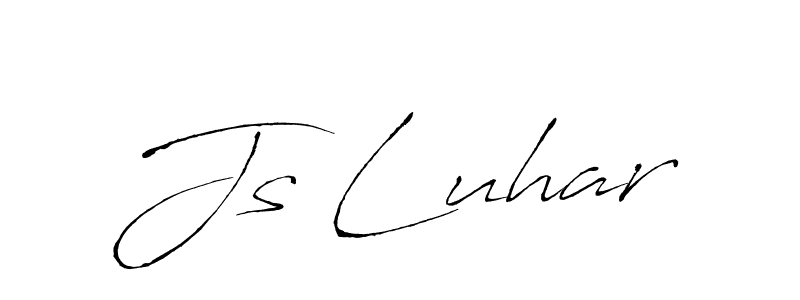 if you are searching for the best signature style for your name Js Luhar. so please give up your signature search. here we have designed multiple signature styles  using Antro_Vectra. Js Luhar signature style 6 images and pictures png