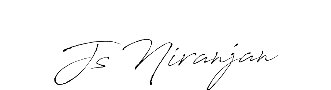 Js Niranjan stylish signature style. Best Handwritten Sign (Antro_Vectra) for my name. Handwritten Signature Collection Ideas for my name Js Niranjan. Js Niranjan signature style 6 images and pictures png