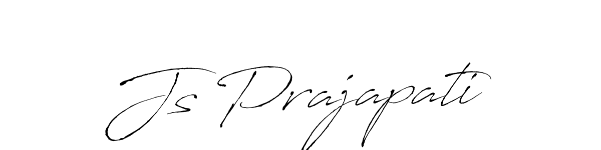Also You can easily find your signature by using the search form. We will create Js Prajapati name handwritten signature images for you free of cost using Antro_Vectra sign style. Js Prajapati signature style 6 images and pictures png