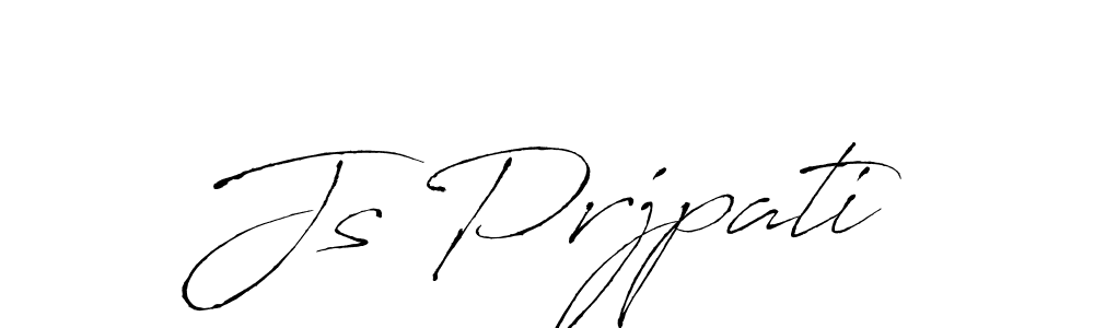 Also we have Js Prjpati name is the best signature style. Create professional handwritten signature collection using Antro_Vectra autograph style. Js Prjpati signature style 6 images and pictures png