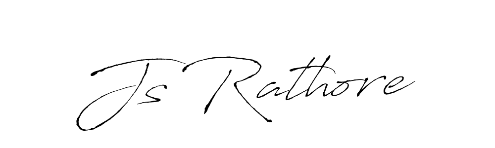 How to make Js Rathore name signature. Use Antro_Vectra style for creating short signs online. This is the latest handwritten sign. Js Rathore signature style 6 images and pictures png