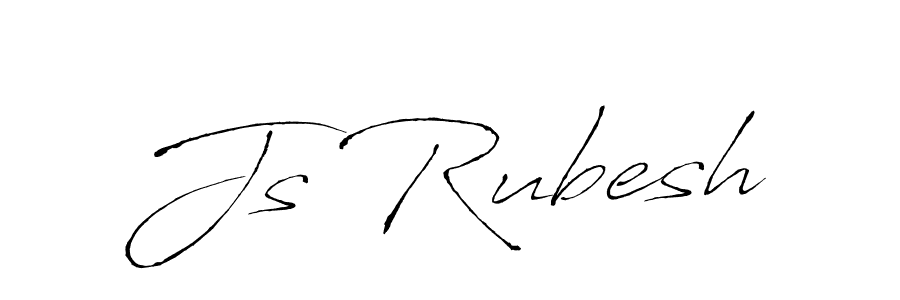 You should practise on your own different ways (Antro_Vectra) to write your name (Js Rubesh) in signature. don't let someone else do it for you. Js Rubesh signature style 6 images and pictures png