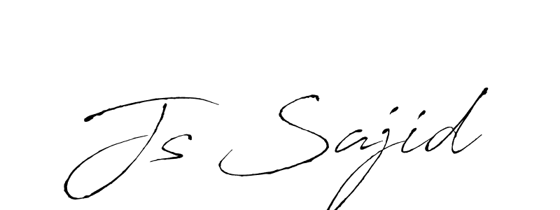 Similarly Antro_Vectra is the best handwritten signature design. Signature creator online .You can use it as an online autograph creator for name Js Sajid. Js Sajid signature style 6 images and pictures png