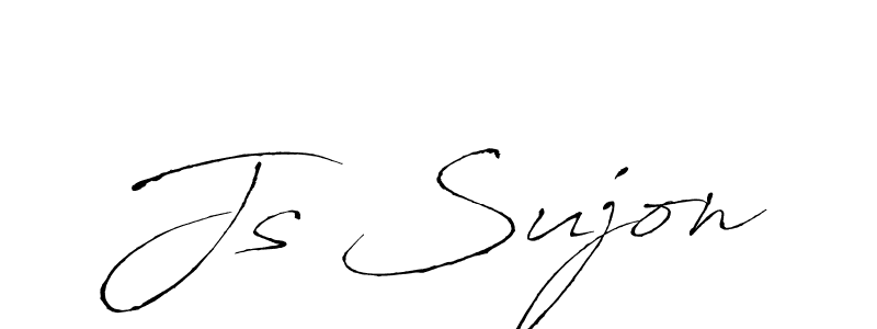 Design your own signature with our free online signature maker. With this signature software, you can create a handwritten (Antro_Vectra) signature for name Js Sujon. Js Sujon signature style 6 images and pictures png