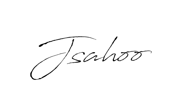 Design your own signature with our free online signature maker. With this signature software, you can create a handwritten (Antro_Vectra) signature for name Jsahoo. Jsahoo signature style 6 images and pictures png