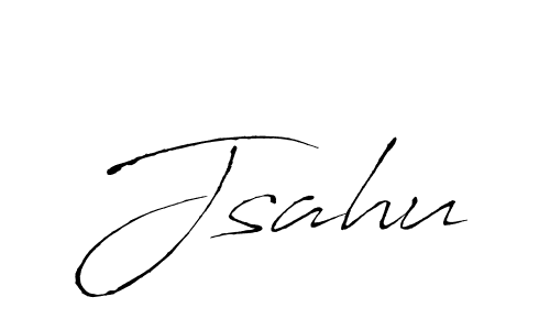 How to make Jsahu name signature. Use Antro_Vectra style for creating short signs online. This is the latest handwritten sign. Jsahu signature style 6 images and pictures png