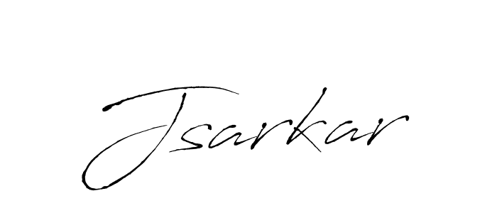 Use a signature maker to create a handwritten signature online. With this signature software, you can design (Antro_Vectra) your own signature for name Jsarkar. Jsarkar signature style 6 images and pictures png