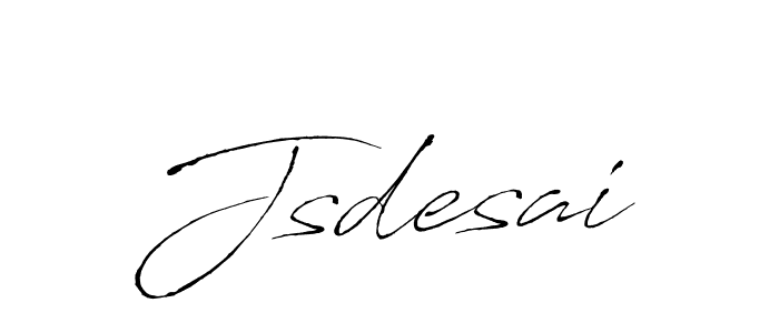 The best way (Antro_Vectra) to make a short signature is to pick only two or three words in your name. The name Jsdesai include a total of six letters. For converting this name. Jsdesai signature style 6 images and pictures png