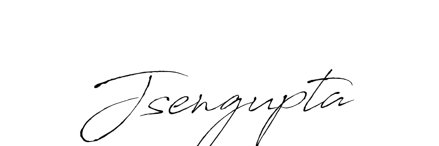 How to make Jsengupta signature? Antro_Vectra is a professional autograph style. Create handwritten signature for Jsengupta name. Jsengupta signature style 6 images and pictures png