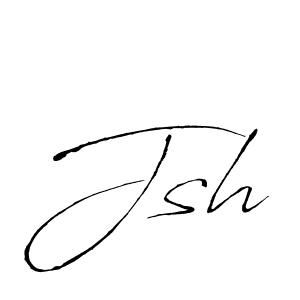 Make a beautiful signature design for name Jsh. Use this online signature maker to create a handwritten signature for free. Jsh signature style 6 images and pictures png