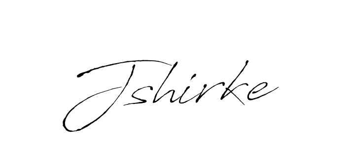 Jshirke stylish signature style. Best Handwritten Sign (Antro_Vectra) for my name. Handwritten Signature Collection Ideas for my name Jshirke. Jshirke signature style 6 images and pictures png