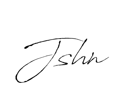 Make a beautiful signature design for name Jshn. With this signature (Antro_Vectra) style, you can create a handwritten signature for free. Jshn signature style 6 images and pictures png