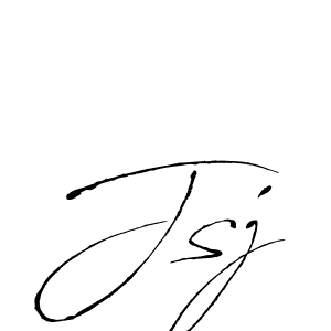 Jsj stylish signature style. Best Handwritten Sign (Antro_Vectra) for my name. Handwritten Signature Collection Ideas for my name Jsj. Jsj signature style 6 images and pictures png