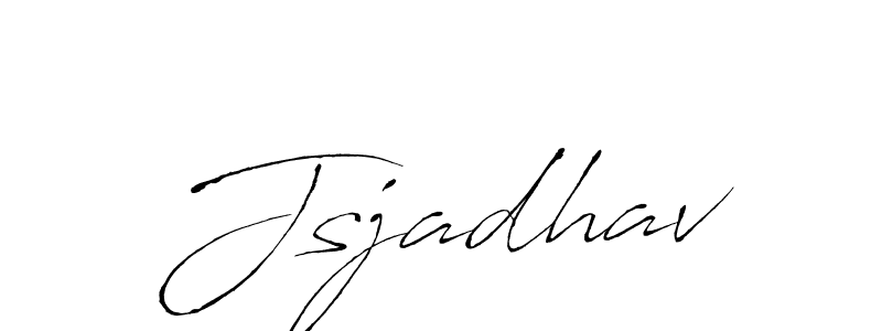 Create a beautiful signature design for name Jsjadhav. With this signature (Antro_Vectra) fonts, you can make a handwritten signature for free. Jsjadhav signature style 6 images and pictures png