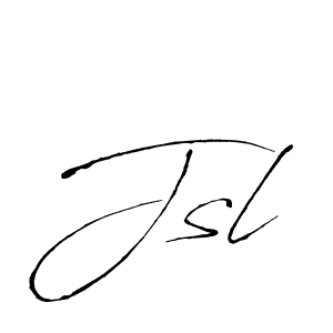 How to Draw Jsl signature style? Antro_Vectra is a latest design signature styles for name Jsl. Jsl signature style 6 images and pictures png