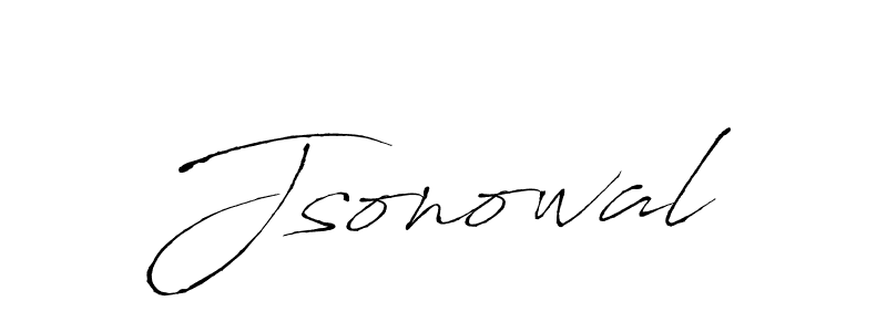 Make a beautiful signature design for name Jsonowal. With this signature (Antro_Vectra) style, you can create a handwritten signature for free. Jsonowal signature style 6 images and pictures png