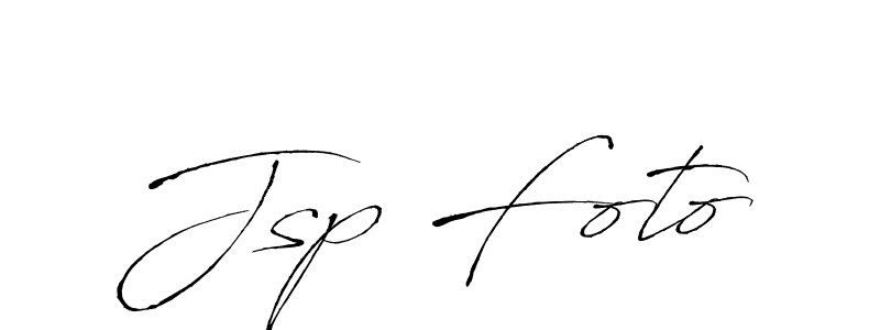 Create a beautiful signature design for name Jsp Foto. With this signature (Antro_Vectra) fonts, you can make a handwritten signature for free. Jsp Foto signature style 6 images and pictures png