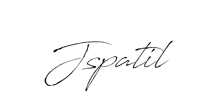 Make a beautiful signature design for name Jspatil. With this signature (Antro_Vectra) style, you can create a handwritten signature for free. Jspatil signature style 6 images and pictures png