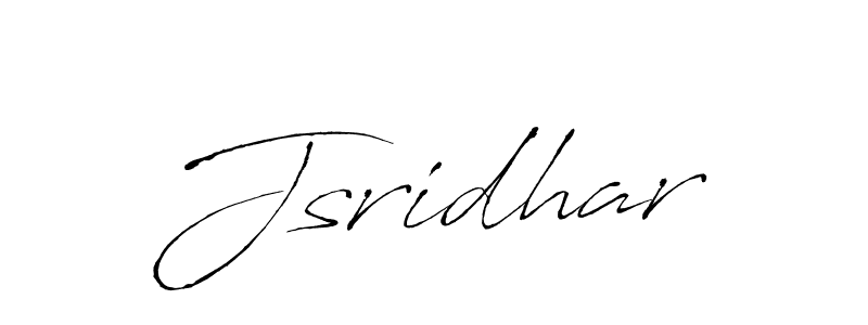 Make a beautiful signature design for name Jsridhar. Use this online signature maker to create a handwritten signature for free. Jsridhar signature style 6 images and pictures png