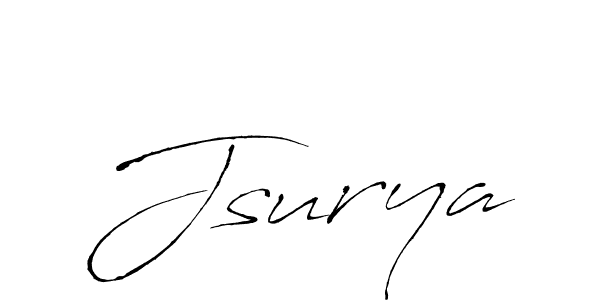You should practise on your own different ways (Antro_Vectra) to write your name (Jsurya) in signature. don't let someone else do it for you. Jsurya signature style 6 images and pictures png