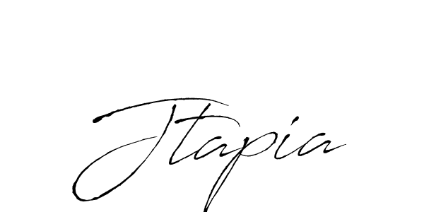 Jtapia stylish signature style. Best Handwritten Sign (Antro_Vectra) for my name. Handwritten Signature Collection Ideas for my name Jtapia. Jtapia signature style 6 images and pictures png