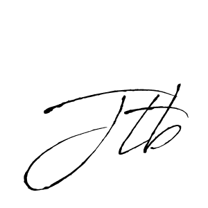 How to make Jtb signature? Antro_Vectra is a professional autograph style. Create handwritten signature for Jtb name. Jtb signature style 6 images and pictures png