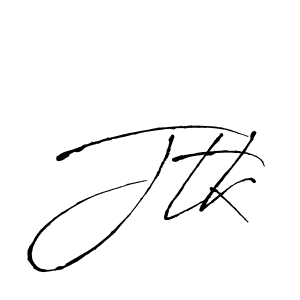 How to Draw Jtk signature style? Antro_Vectra is a latest design signature styles for name Jtk. Jtk signature style 6 images and pictures png