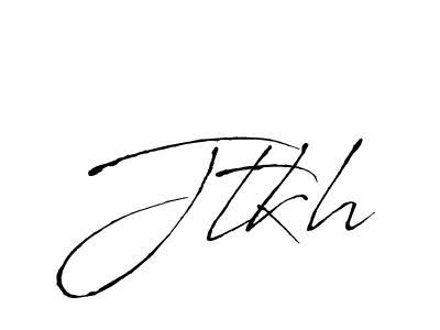 Create a beautiful signature design for name Jtkh. With this signature (Antro_Vectra) fonts, you can make a handwritten signature for free. Jtkh signature style 6 images and pictures png