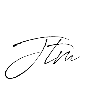 Once you've used our free online signature maker to create your best signature Antro_Vectra style, it's time to enjoy all of the benefits that Jtm name signing documents. Jtm signature style 6 images and pictures png