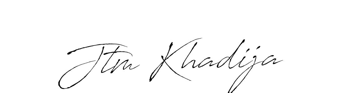 Make a beautiful signature design for name Jtm Khadija. Use this online signature maker to create a handwritten signature for free. Jtm Khadija signature style 6 images and pictures png
