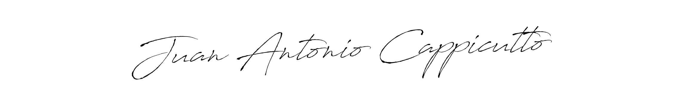 Make a beautiful signature design for name Juan Antonio Cappicutto. Use this online signature maker to create a handwritten signature for free. Juan Antonio Cappicutto signature style 6 images and pictures png