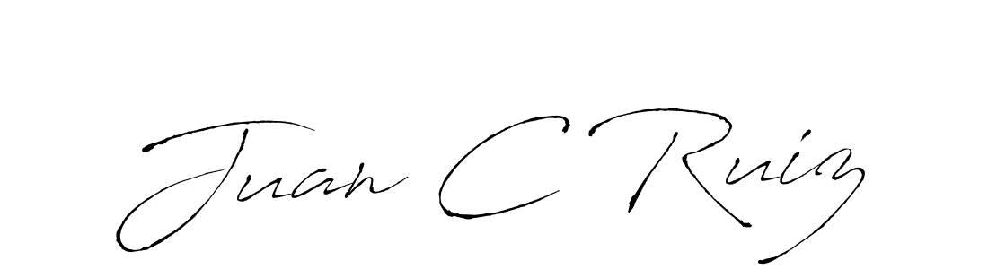 Use a signature maker to create a handwritten signature online. With this signature software, you can design (Antro_Vectra) your own signature for name Juan C Ruiz. Juan C Ruiz signature style 6 images and pictures png