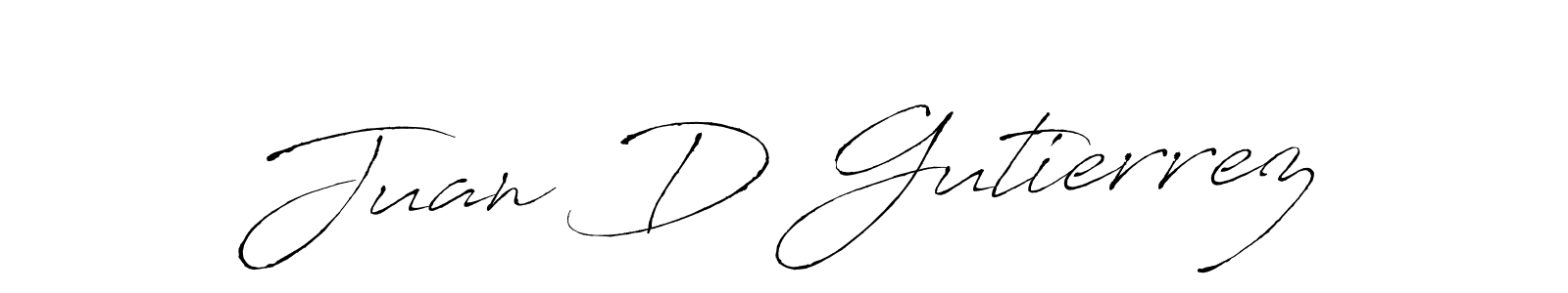 How to make Juan D Gutierrez signature? Antro_Vectra is a professional autograph style. Create handwritten signature for Juan D Gutierrez name. Juan D Gutierrez signature style 6 images and pictures png
