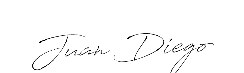 Make a beautiful signature design for name Juan Diego. With this signature (Antro_Vectra) style, you can create a handwritten signature for free. Juan Diego signature style 6 images and pictures png
