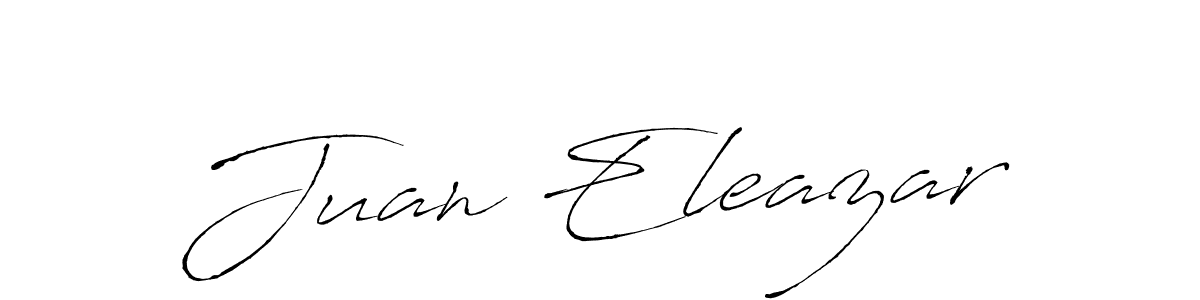 Juan Eleazar stylish signature style. Best Handwritten Sign (Antro_Vectra) for my name. Handwritten Signature Collection Ideas for my name Juan Eleazar. Juan Eleazar signature style 6 images and pictures png