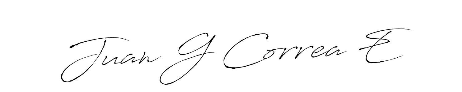 How to Draw Juan G Correa E signature style? Antro_Vectra is a latest design signature styles for name Juan G Correa E. Juan G Correa E signature style 6 images and pictures png