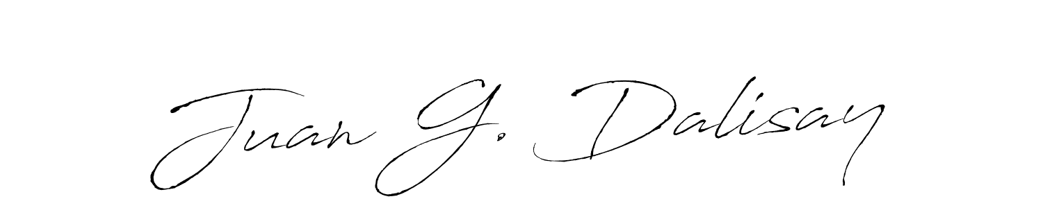 Also You can easily find your signature by using the search form. We will create Juan G. Dalisay name handwritten signature images for you free of cost using Antro_Vectra sign style. Juan G. Dalisay signature style 6 images and pictures png