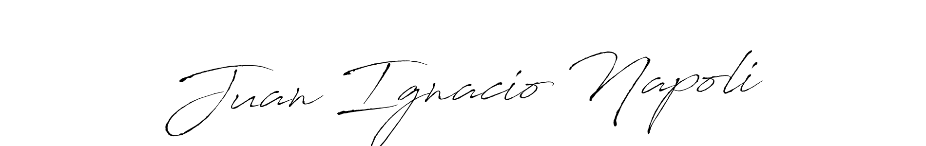 Create a beautiful signature design for name Juan Ignacio Napoli. With this signature (Antro_Vectra) fonts, you can make a handwritten signature for free. Juan Ignacio Napoli signature style 6 images and pictures png