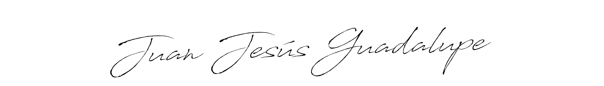 Antro_Vectra is a professional signature style that is perfect for those who want to add a touch of class to their signature. It is also a great choice for those who want to make their signature more unique. Get Juan Jesús Guadalupe name to fancy signature for free. Juan Jesús Guadalupe signature style 6 images and pictures png