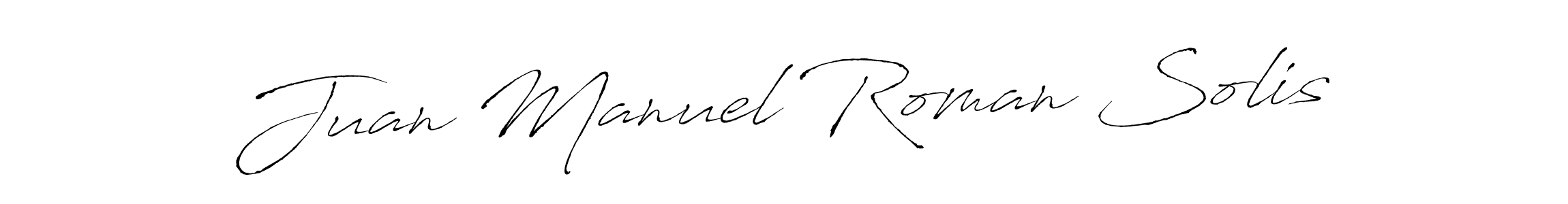 Also we have Juan Manuel Roman Solis name is the best signature style. Create professional handwritten signature collection using Antro_Vectra autograph style. Juan Manuel Roman Solis signature style 6 images and pictures png