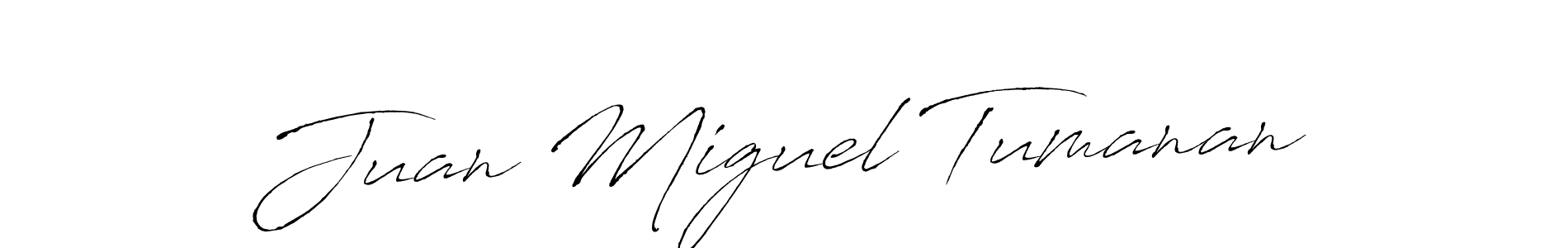 Use a signature maker to create a handwritten signature online. With this signature software, you can design (Antro_Vectra) your own signature for name Juan Miguel Tumanan. Juan Miguel Tumanan signature style 6 images and pictures png