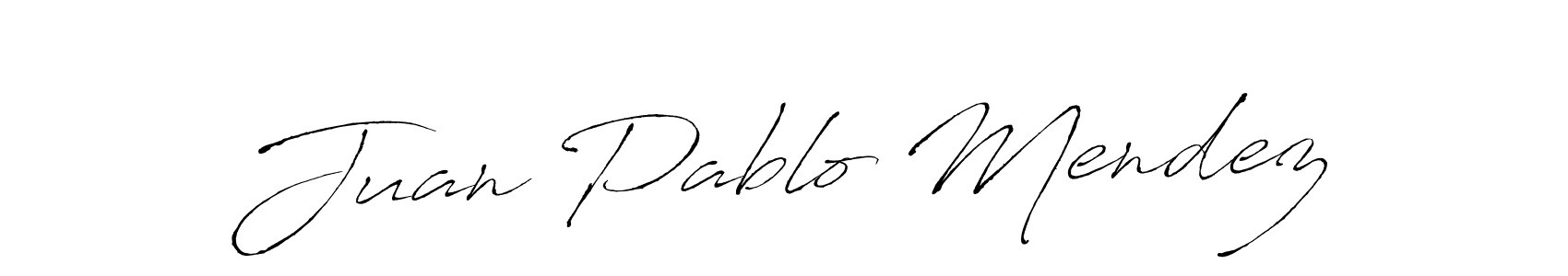 Antro_Vectra is a professional signature style that is perfect for those who want to add a touch of class to their signature. It is also a great choice for those who want to make their signature more unique. Get Juan Pablo Mendez name to fancy signature for free. Juan Pablo Mendez signature style 6 images and pictures png