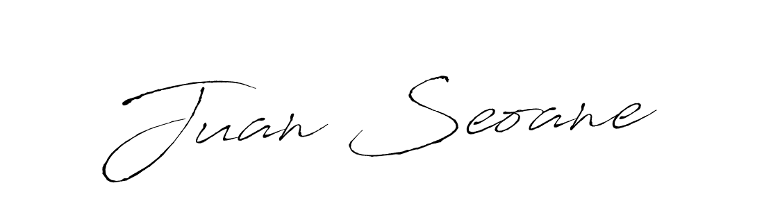 Also You can easily find your signature by using the search form. We will create Juan Seoane name handwritten signature images for you free of cost using Antro_Vectra sign style. Juan Seoane signature style 6 images and pictures png