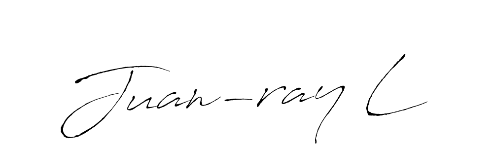 Use a signature maker to create a handwritten signature online. With this signature software, you can design (Antro_Vectra) your own signature for name Juan-ray L. Juan-ray L signature style 6 images and pictures png