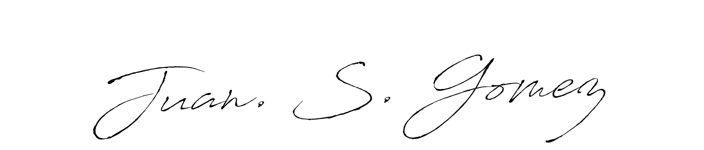 Make a beautiful signature design for name Juan. S. Gomez. Use this online signature maker to create a handwritten signature for free. Juan. S. Gomez signature style 6 images and pictures png
