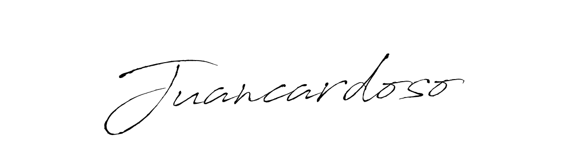 Make a beautiful signature design for name Juancardoso. With this signature (Antro_Vectra) style, you can create a handwritten signature for free. Juancardoso signature style 6 images and pictures png