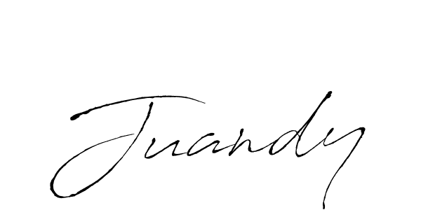 How to make Juandy name signature. Use Antro_Vectra style for creating short signs online. This is the latest handwritten sign. Juandy signature style 6 images and pictures png
